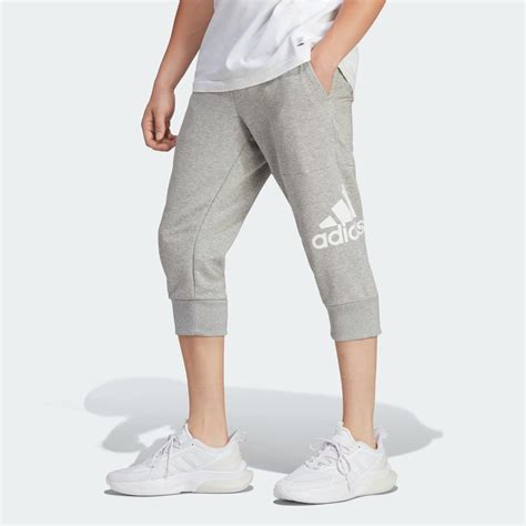 adidas 3 4 weiß|3 4 pants for men.